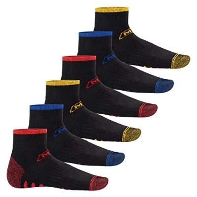 Abbildung von MT Arbeitssocken Herren robuste Arbeits &amp; Freizeit Kurzschaft Socken (6/12 Paar)