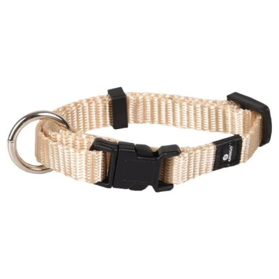 Abbildung von Flamingo Halsband für Hund Ziggi beige XXS 15 25cm 10mm Stufenlos verstellbar Mit zugentlastung
