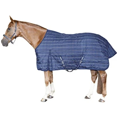 Abbildung von HKM Winterstalldecke 200g Baumwolle 1200D Blau 125/175