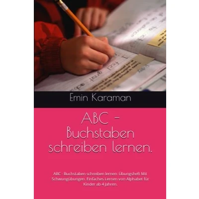 Abbildung von ABC Buchstaben schreiben lernen.: lernen: Übungsheft Mit Schwungübungen. Einfaches Lernen von Alphabet für Kinder ab 4 Jahren.