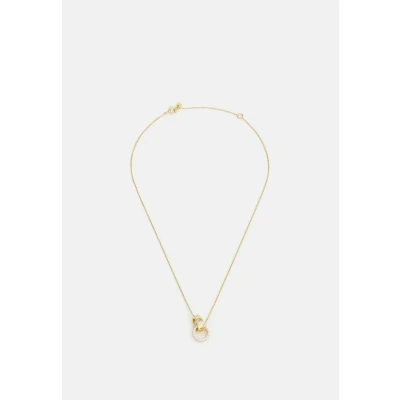 Abbildung von Michael Kors Interlocking Necklace Halskette goldcoloured, Damen, Größe: One Size, Gold coloured