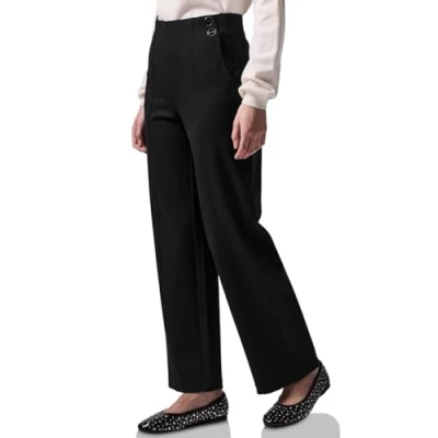 Abbildung von Street One Studio Straight LEG Stoffhose, Damen, Größe: 36x30, Schwarz