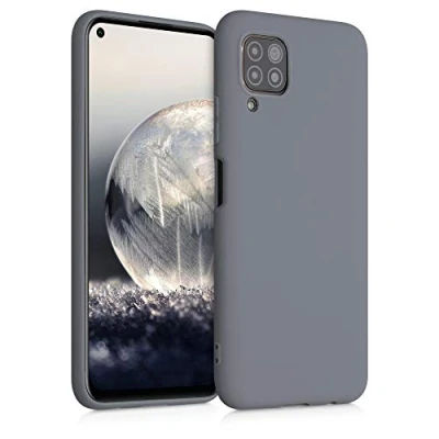 Abbildung von kwmobile Hülle kompatibel mit Huawei P40 Lite weiches TPU Silikon Case Cover geeignet für kabelloses Laden Stone Dust