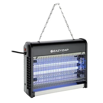 Abbildung von EazyZap FD496 Energieeffizienter LED Fliegen und Insektenvernichter 50m² Abdeckung Eco Lampen: 2 x 4,5 Watt Ersatzbirne AJ636