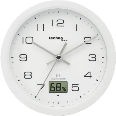 Abbildung von technoline Badezimmeruhr WT 3100 (mit Temperatur und Luftfeuchteanzeige)