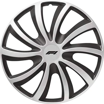 Abbildung von Formula 1 10847 Radblenden 14Zoll grau, schwarz/silber