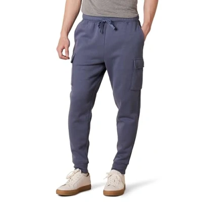 Abbildung von Amazon Essentials Herren Cargo Fleece Jogginghose, Indigo, S