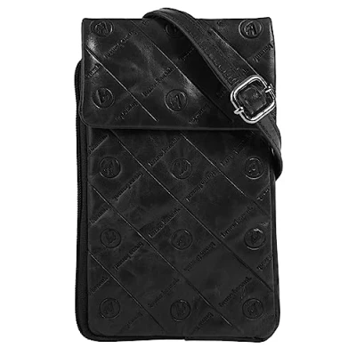 Abbildung von bruno banani Umhängetasche echt Leder Damen Kleine Schultertasche, Praktische Crossbody Bag, 3 Visitenkartenfächer, 1 Hauptfach 021828