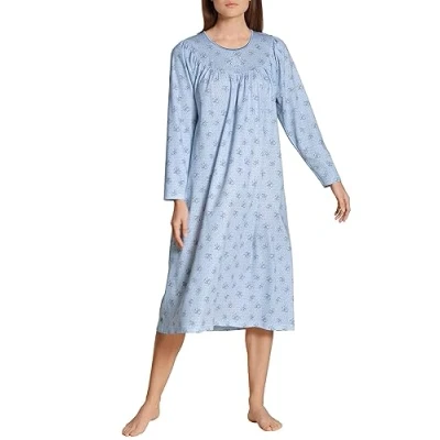 Abbildung von Calida Damen Soft Cotton Nachthemd, Allure Blue, 36 38