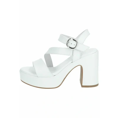 Abbildung von Nerogiardini High Heel Sandalette, Damen, Größe: 36, Loira bianco pu moena p rico Schuhe
