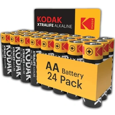Abbildung von Kodak AA Batterien Doppel A 24 Stück Einweg Alkalibatterie 1,5 V