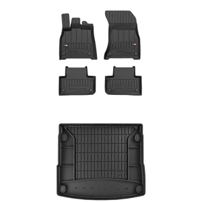 Abbildung von FROGUM ProLine 3D EIN Satz Gummimatten Exklusiven Auto Fußmatten und Kofferraumwanne Kofferraummatte für Audi Q5 II ab 2016 Die höchsten Kanten