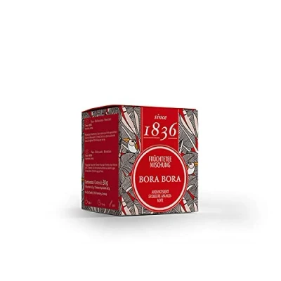 Abbildung von 2 X teemando® Früchteteemischung Bora Erdbeer Mango Note aromatisiert FS mit 15 Pyramidenbeuteln à 4 g = 50 Beutel