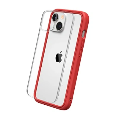 Abbildung von RhinoShield Modulares Case kompatibel mit [iPhone 14] Mod NX Anpassbare &amp; stoßdämpfende Schutzhülle im schlanken Design 3.5 Meter Fallschutz Rot