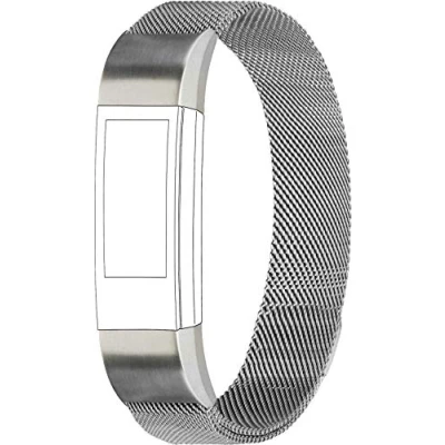 Abbildung von topp Mesh Armband für Fitbit Alta, Silber