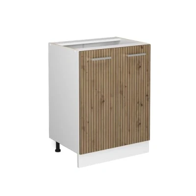 Abbildung von Vicco Küchenunterschrank R Line, Artisan Eiche/Weiß, 60 cm ohne Arbeitsplatte
