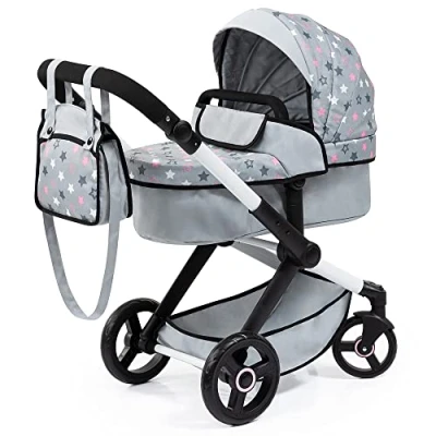 Abbildung von Bayer Kombi Puppenwagen Xeo, grau