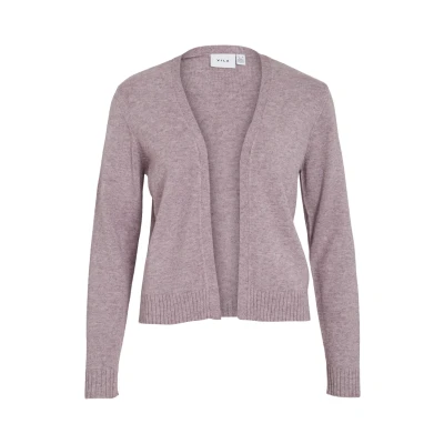 Abbildung von Vila Damen Viril Short L/S Knit Cardigan noos Strickjacke, Toadstool,M