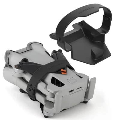 Abbildung von MotuTech Mini 4 Pro Propellerhalter für DJI Zubehör Chassisabdeckung Transportschutz Propellerschutz (Schwarz)