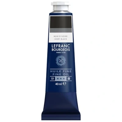 Abbildung von Lefranc Bourgeois 301798 Feine Ölfarbe in hervorragender Qualität,lichtecht mit gleichmäßige Konsistenz, 40ml Tube, ideal für Keilrahmen, Leinwand, Malkarton Payne&#039;s Grau