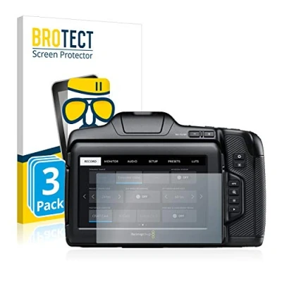 Abbildung von BROTECT Entspiegelungs Schutzglas für Pocket Cinema Camera 6K Pro / G2 (3 Stück) Schutz Folie Panzerfolie Glas Matt [Kratzfest 9H, Anti Reflex]