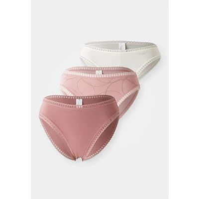 Abbildung von sloggi Slip &quot;GO Crush&quot;, (3er Pack), hoher Beinausschnitt, Spitze, feminin, weich, elastisch, Baumwollmix
