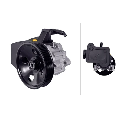 Abbildung von HELLA 8TL 359 003 321 Hydraulikpumpe hydraulisch 120 125 mit Ausgleichsbehälter MERCEDES BENZ: C Klasse Limousine, T modell