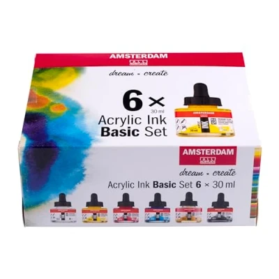 Abbildung von Amsterdam Acrylic ink basic set 6 x