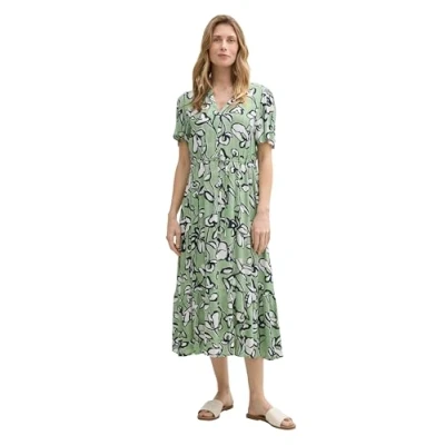 Abbildung von TOM Tailor Dress Feminine Printed Blusenkleid Fresh spring, Damen, Größe: 40, spring
