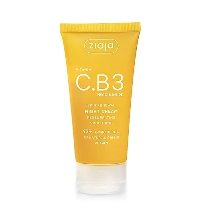 Abbildung von Ziaja Vitamin C.B3 Niacinamid Nachtcreme, 50 ml