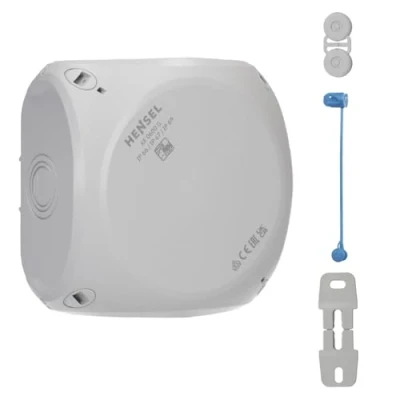 Abbildung von Hensel KF 0600 G Kabelabzweigkasten Feuchtraumdose IP66 bis 6 qmm 3phasig, 10 1phasig, ohne Klemme