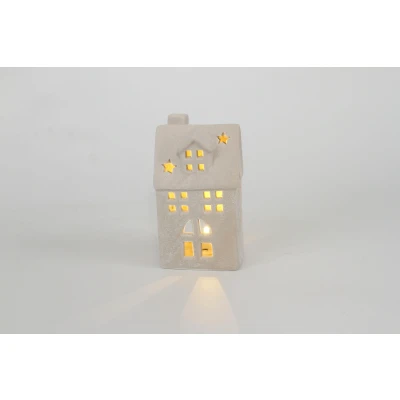 Abbildung von Home affaire Windlicht &quot;Windlicht&quot;, (1 St.), aus Keramik mit Sandoptik
