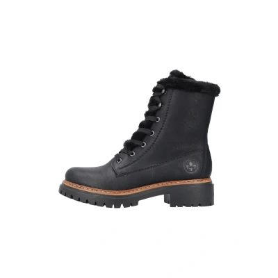 Abbildung von Rieker Snowboot/Winterstiefel, Damen, Größe: 41, Schwarz Schuhe
