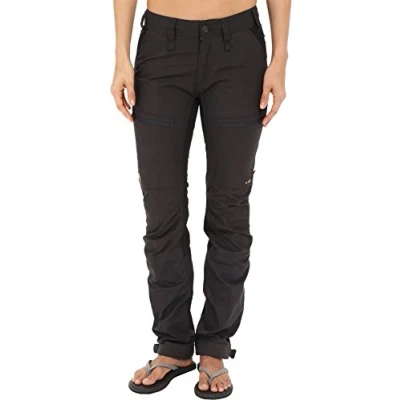 Abbildung von FJALLRAVEN Damen Abisko Lite Trekking Trousers Pants, Grau (Dark Grey), L/40