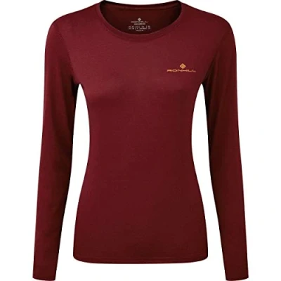 Abbildung von Ronhill Damen Standard Core L/S Tee Cabernet/Dune, 16