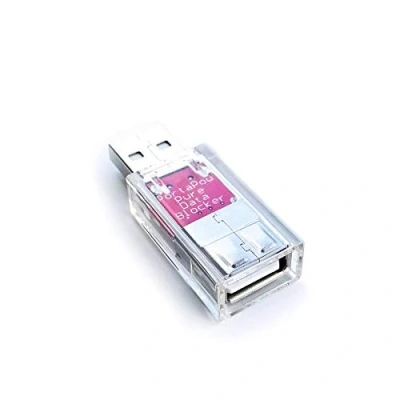 Abbildung von PortaPow Transparenter USB Daten Blocker Schutz vor Juice Jacking