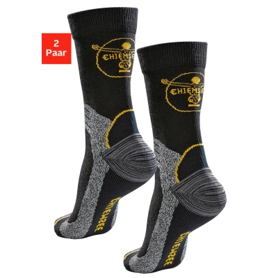 Abbildung von Chiemsee Wandersocken, (Packung, 2 Paar), mit gepolsterten Dämpfungszonen