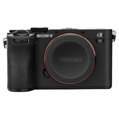 Abbildung von JJC Kamera Skin Aufkleber Body Wrap Schutzhülle für Sony A7CII, A7CR, ILCE 7CM2, 7CR 3M Schutzfolie Anti Kratz Schild (schwarz)