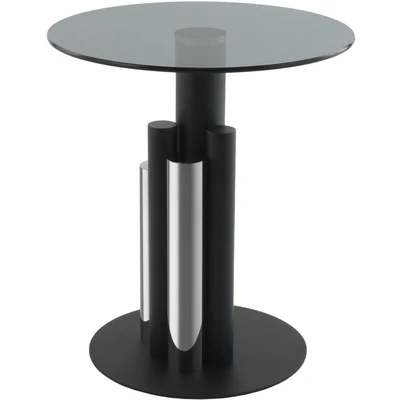 Abbildung von Kayoom Beistelltisch &quot;Beistelltisch Ontario 225&quot;, Modernes Design, zweifarbiges Säulengestell, Eyecatcher Element