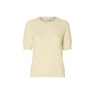 Abbildung von Selected Femme KURZÄRMELIGES Tshirt basic, Damen, Größe: Medium, Birch