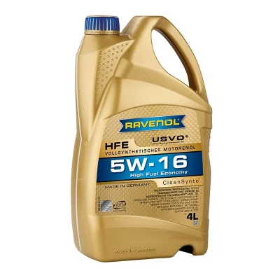 Abbildung von Ravenol High Fuel Economy HFE 5W 16 4l Motoröl 1111104 004 01 999 TOYOTA: Yaris III Schrägheck, Avensis Station Wagon, Aygo, LEXUS: IS 2, 3, CT