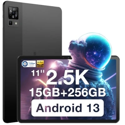 Abbildung von DOOGEE T30 Pro Android 13 Gaming Tablet, 11 Zoll 2.5K Tablet PC /15 GB+256GB(2TB TF),Helio G99/Cota Core 2.0 GHz/8580mAh(33W)/20MP/Dual SIM 4G LTE +5G WiFi