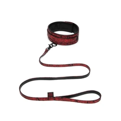 Abbildung von Halsfessel mit Leine „Sweet Anticipation Collar and Lead“, verstellbar