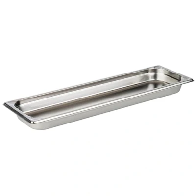 Abbildung von APS 81801 GN 2/4 Edelstahl Behälter, 53 x 16, 2 4 cm 2.4 ltr.…