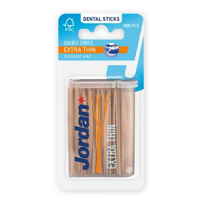 Abbildung von Jordan Zahnhölzer Dental Sticks Extra Thin 105 St