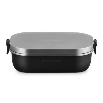 Abbildung von Le Creuset On The Go Lunchbox schwarz matt 900ml