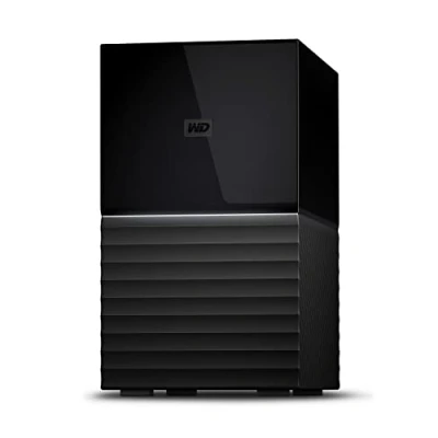 Abbildung von WD My Book Duo 44 TB RAID Desktop Speicher (Passwortschutz, Sicherungssoftware, Hardwareverschlüsselung, USB 3.0, sofort mit 0 einsatzbereit)