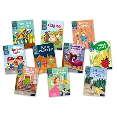 Abbildung von READ WRITE INC Phonics Set 2 Purple Book Bag Books Pack of 10 (NC PHONICS)