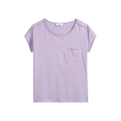 Abbildung von Marc O&#039;Polo Denim Tshirt basic, Damen, Größe: Medium, Wild orchid