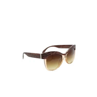 Abbildung von COLLEZIONE ALESSANDRO Sonnenbrille &quot;Kroko&quot;, mit Krokobesatz